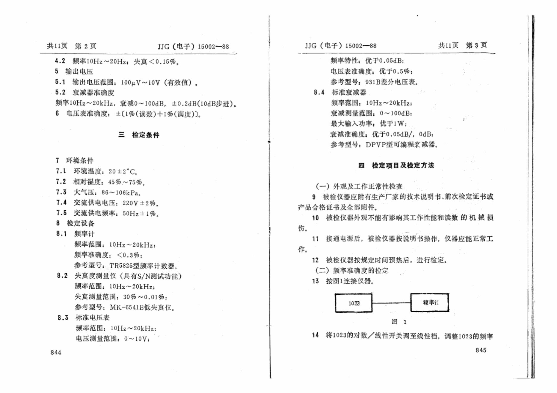 JJG（电子）15002-1988 标准预览