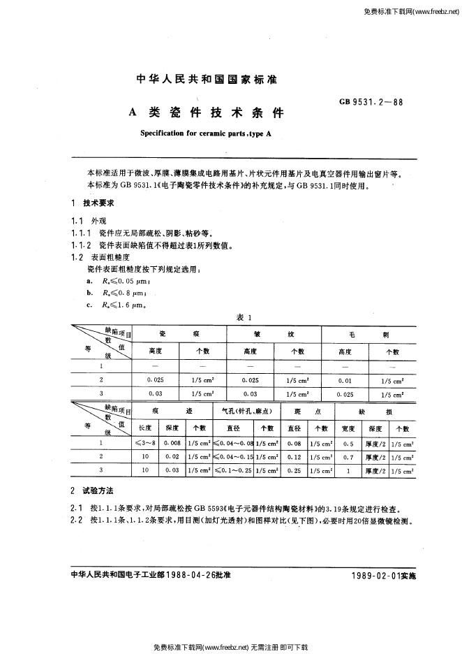 GB/T 9531.2-1988 标准预览