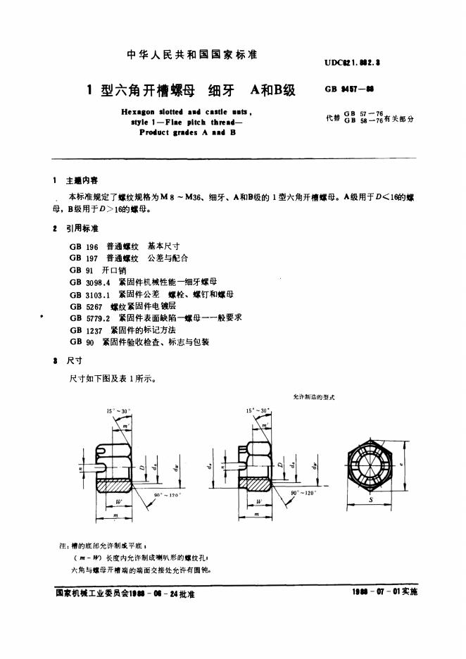 GB/T 9457-1988 标准预览