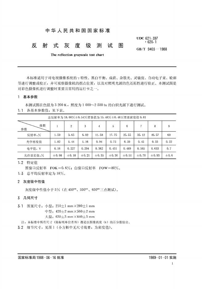 GB/T 9403-1988 标准预览