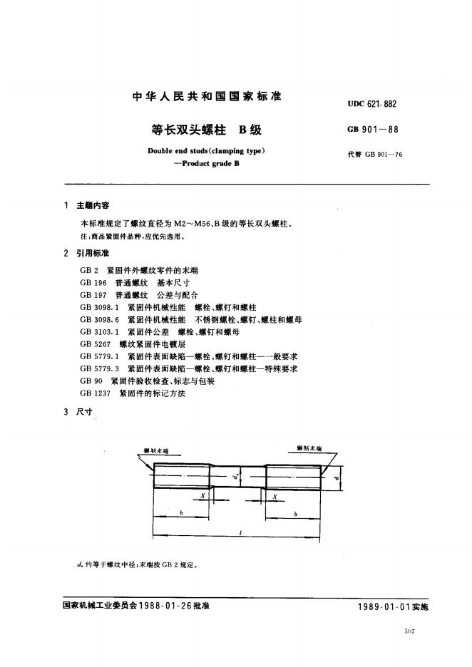 GB/T 901-1988 标准预览