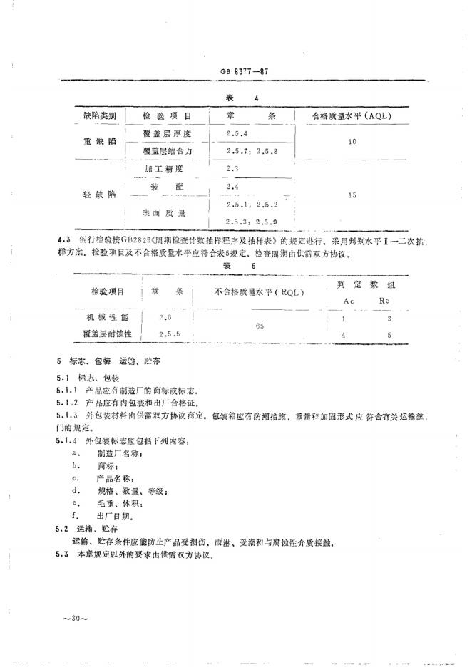 GB/T 8377-1987 标准预览