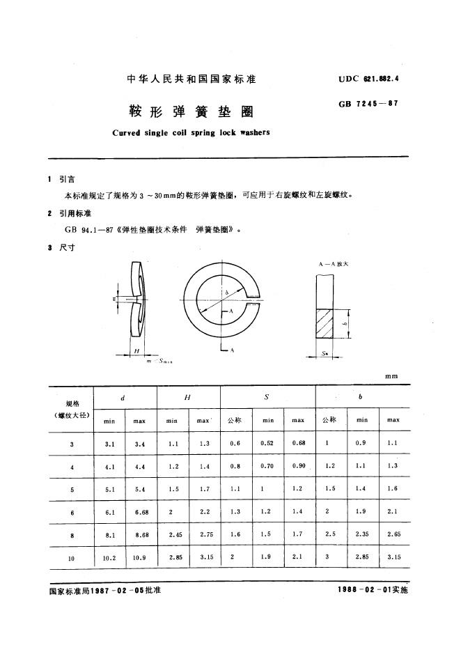 GB/T 7245-1987 标准预览