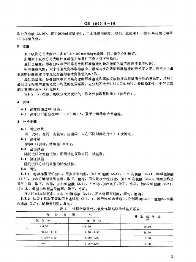 GB/T 6900.8-1986 标准预览