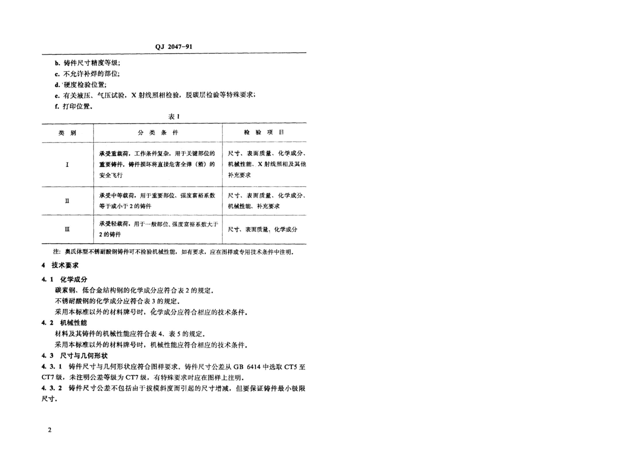QJ 2047-1991 标准预览