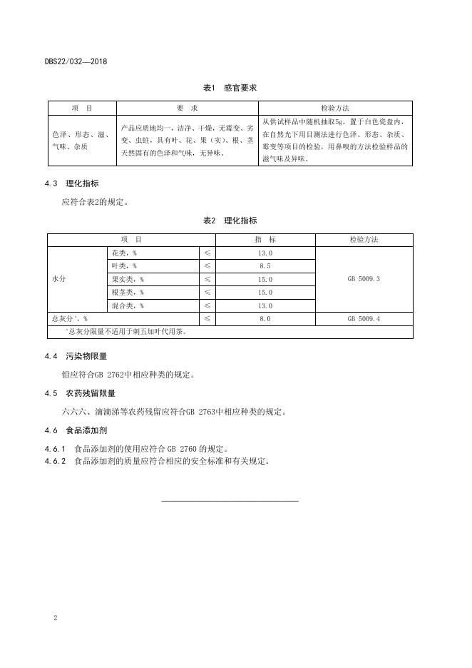 DBS22/ 032-2018 标准预览
