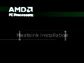 AMD CPU及散热器安装