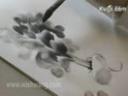 蝶古巴特花卉水墨画画法教学视频