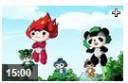 高清福娃五连环动画视频