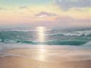 海景油画写生画法教学视频