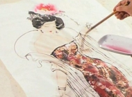 薛林兴教新仕女画