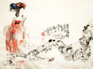 敬庭尧人物画技法