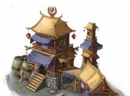 3D卡通游戏场景制作