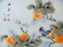 现代工笔花鸟画