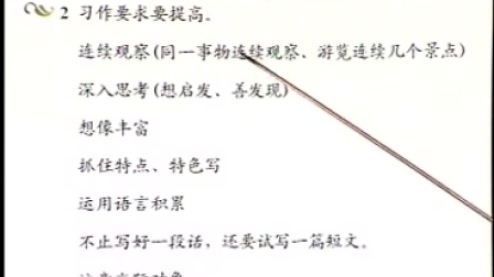 最新版小学语文上下册作文习作训练作文视频