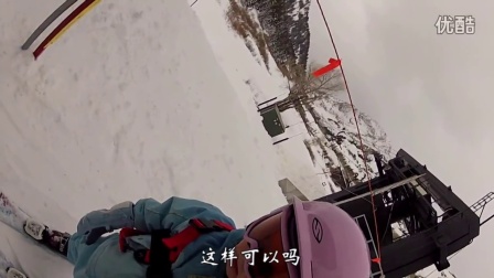 和孩子一起学滑雪