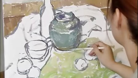 国美附中色彩静物绘画教程