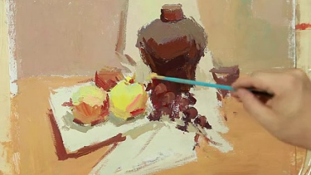 色彩静物绘画名师示范