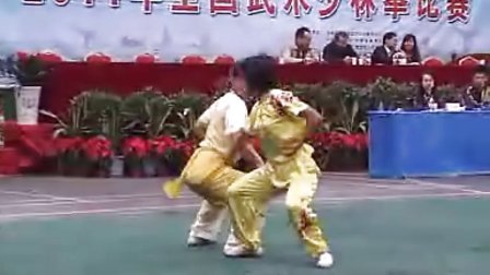 2011年首届全国武术少林拳比赛功法与对练
