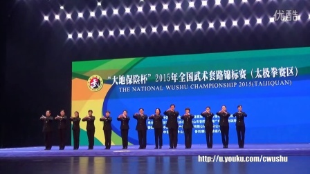 2015年全国武术套路锦标赛太极拳赛 女子项目
