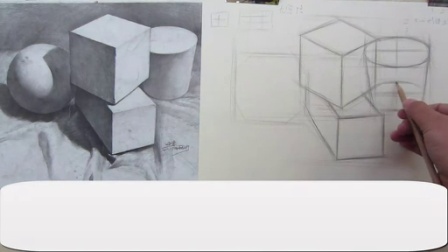 几何立体素描绘画技法教学