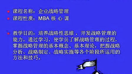 企业战略管理