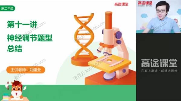 高二生物2021年秋季班