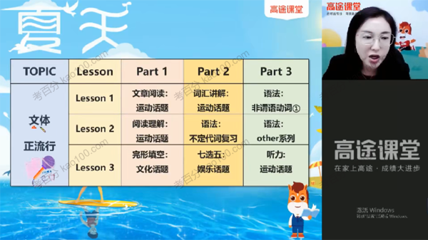 初二英语2021年暑期系统班