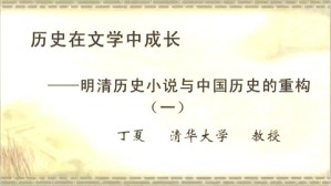 历史在文学里成长-明清历史小说与中国历史的重构