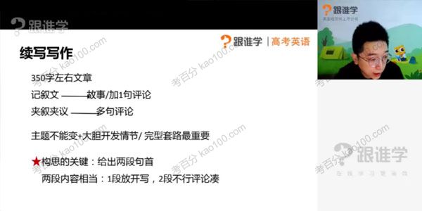 徐磊2021高考英语写作之特殊班