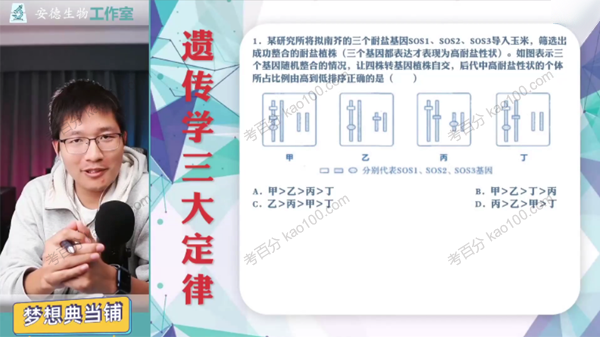 2022年高考生物三轮复习生物梦想典当铺冲分营