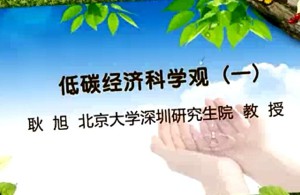 低碳经济科学观视频教程 耿旭 6讲 北京大学