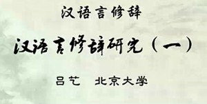汉语言修辞视频教程 吕艺 41讲 北京大学