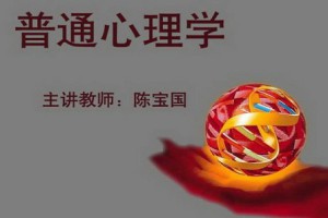普通心理学视频教程 陈宝国 45讲 北京师范大学