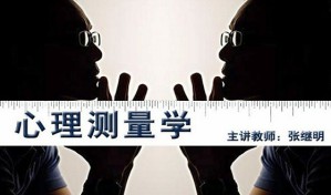 心理测量学视频教程 张继明 45讲 北京师范大学