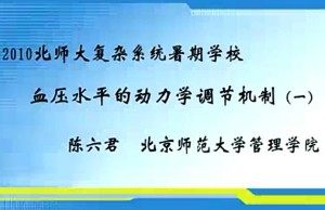 血压水平的动力学调节机制视频教程 陈六君 2讲 北京师范大学