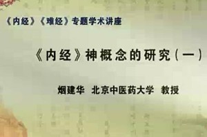 《内经》神概念的研究视频教程 烟建华 4讲 北京中医药大学