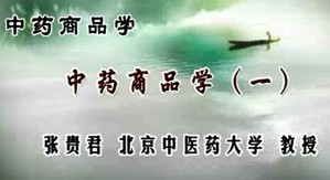 中药商品学视频教程 张贵君 60讲 北京中医药大学