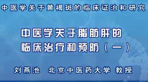 中医学关于脂肪肝的临床治疗和预防视频教程 刘燕池 5讲 北京中医药大学