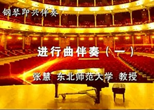 钢琴即兴伴奏视频教程 张慧 14讲 东北师范大学