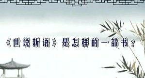 《世说新语》视频教程 骆玉明 26讲 复旦大学