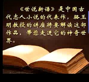 《世说新语》导读视频教程 蒋凡 17讲 复旦大学