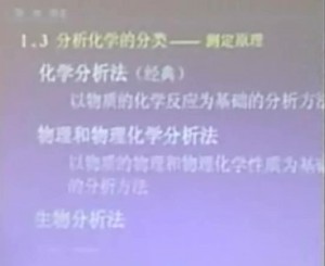 分析化学视频教程 马林 吴性良 56讲 复旦大学