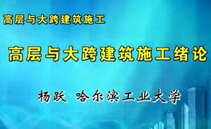 高层与大跨建筑施工视频教程 杨跃 58讲 哈尔滨工业大学