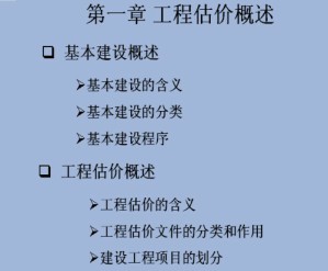 工程估价视频教程 许程洁 40讲 哈尔滨工业大学