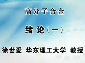 高分子合金视频教程 徐世爱 43讲 华东理工大学