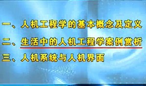 人机工程学视频教程 聂桂平 33讲 华东理工大学