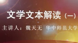 文学文本解读视频教程 魏天无 50讲 华中师范大学