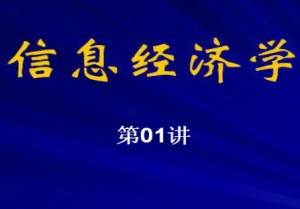 信息经济学视频教程 段志伟 51讲 吉林大学