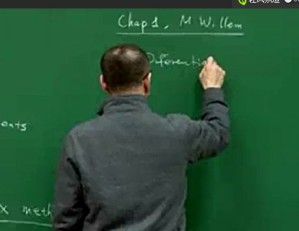 非线性泛函分析视频教程 王志强 83讲 南开大学